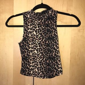 Cheetah Print Crop Top 🐆